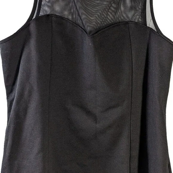 U 2 B Woman’s Mesh Top Black Tank Camisole Top Large (L) - Picture 3 of 8